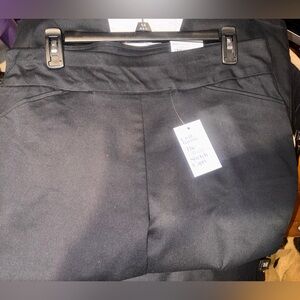 Croft & Barrow Black Effortless Stretch Capris